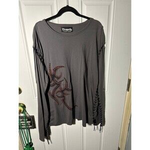 Dragonfly Long Sleeve Studded Top